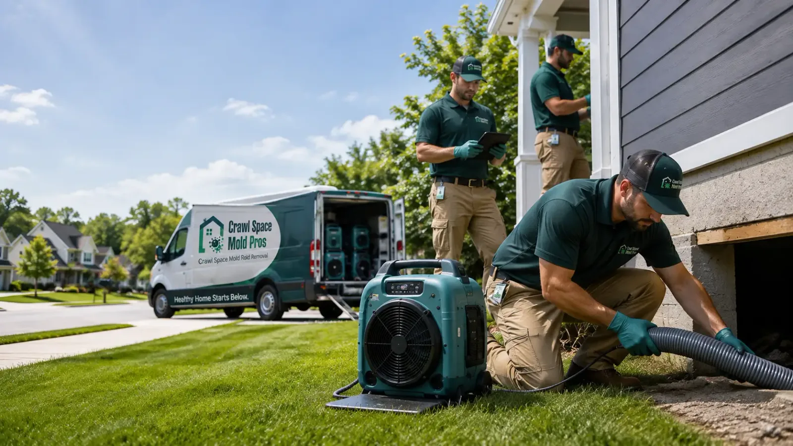 Crawl Space Mold Removal in Niles, OH